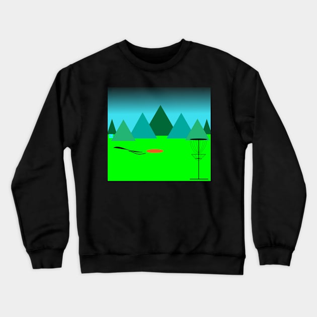 Flying disc Crewneck Sweatshirt by callalexi